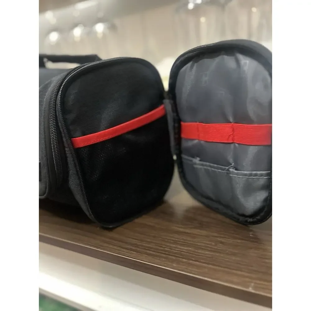 SwissTech Hanging Travel Toiletry Bag Organizer Charcoal Gray